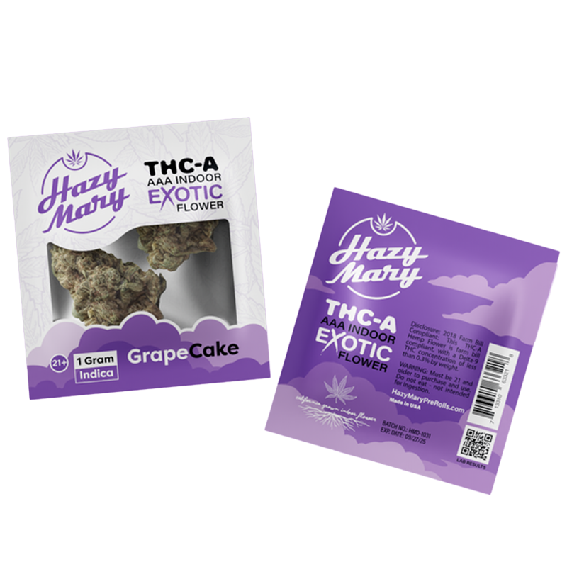 Grape Cake | Indica | Exotic THC-A Flower
