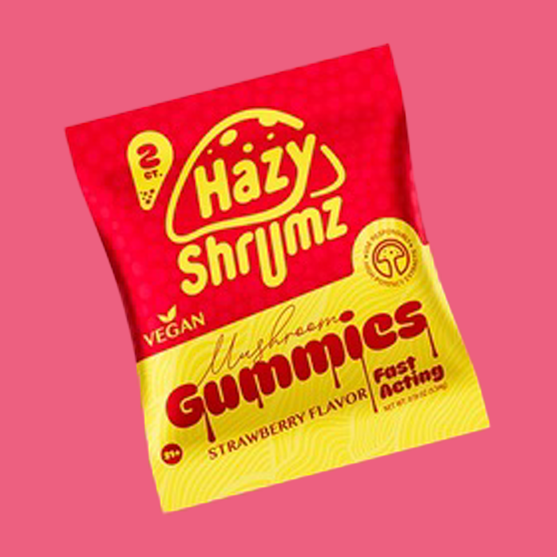 Strawberry Mushroom Gummies