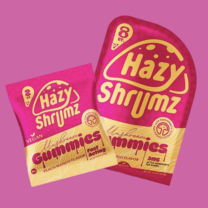 Peach Mango Mushroom Gummies