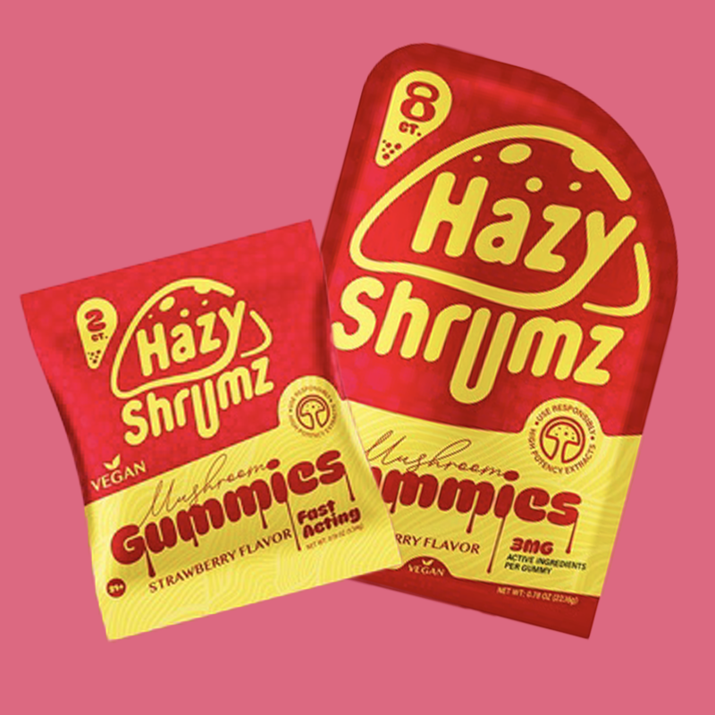Strawberry Mushroom Gummies