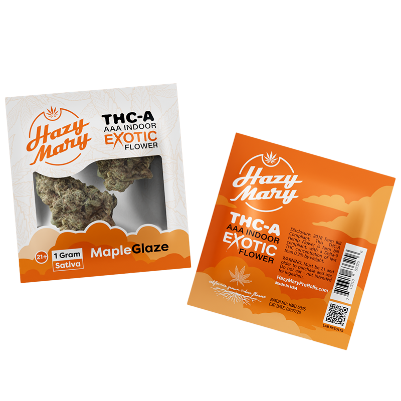 Maple Glaze | Sativa | Exotic THC-A Flower