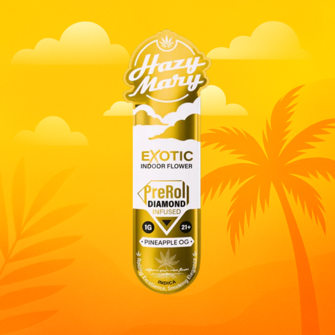 Pineapple OG | Indica | Diamond Infused Pre-Roll