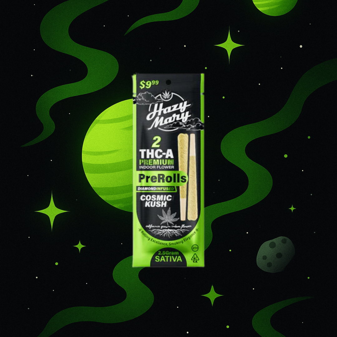 Cosmic Kush | Sativa | THC-A Pre-Rolls