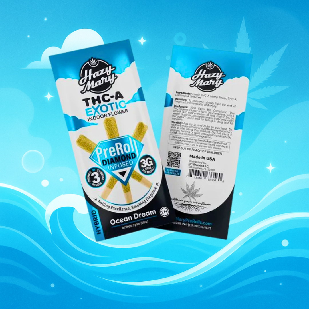 Ocean Dream | Hybrid | Diamond Infused Pre-Rolls