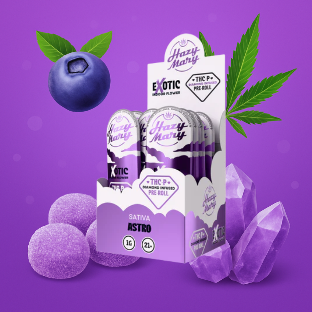 Astro | Sativa | THC-P Diamond Infused Pre-Roll