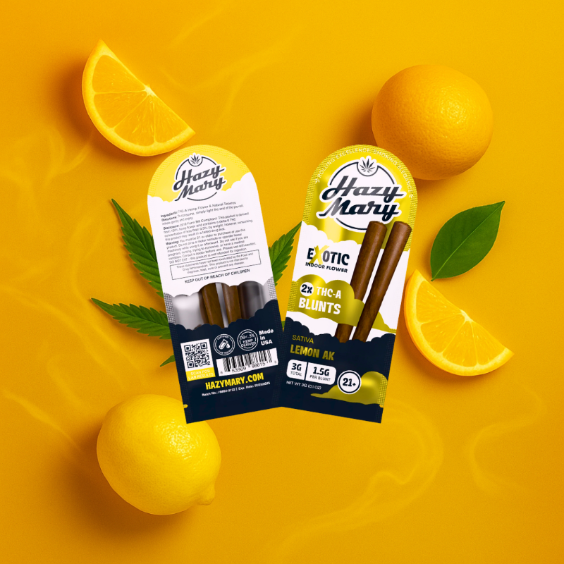 Lemon AK | Sativa | THC-A Blunts