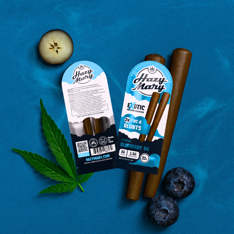 Blueberry OG | Hybrid | THC-A Blunts