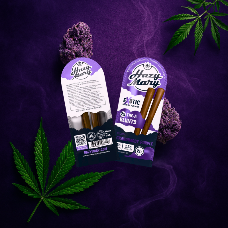 Granddaddy Purple | Indica | THC-A Blunts