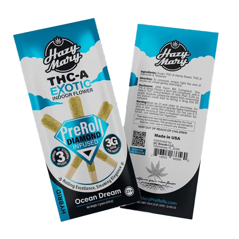 Ocean Dream | Hybrid | Diamond Infused Pre-Rolls