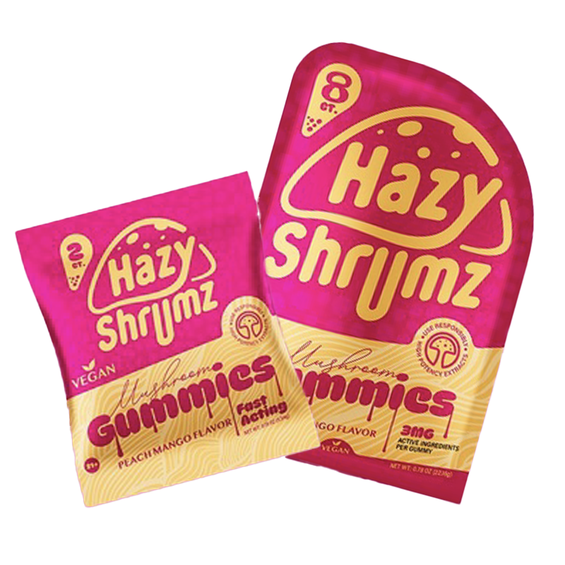 Peach Mango Mushroom Gummies
