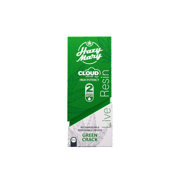 Green Crack | Sativa | Live Resin Disposable