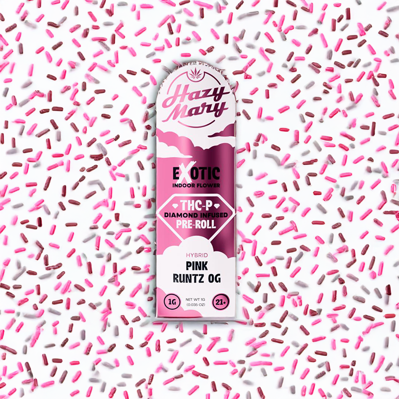 Pink Runtz OG | Hybrid | THC-P Diamond Infused Pre-Roll