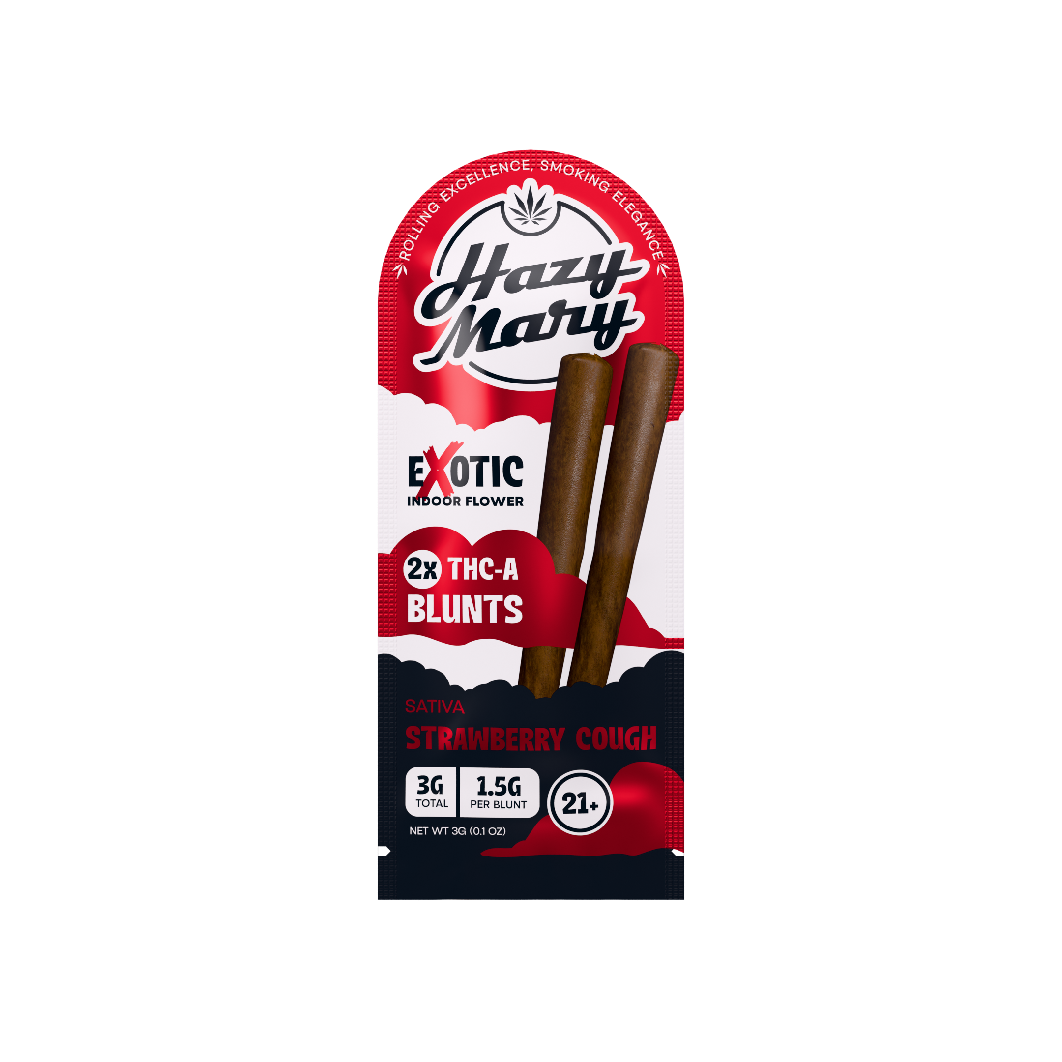 Strawberry Cough | Sativa | THC-A Blunts