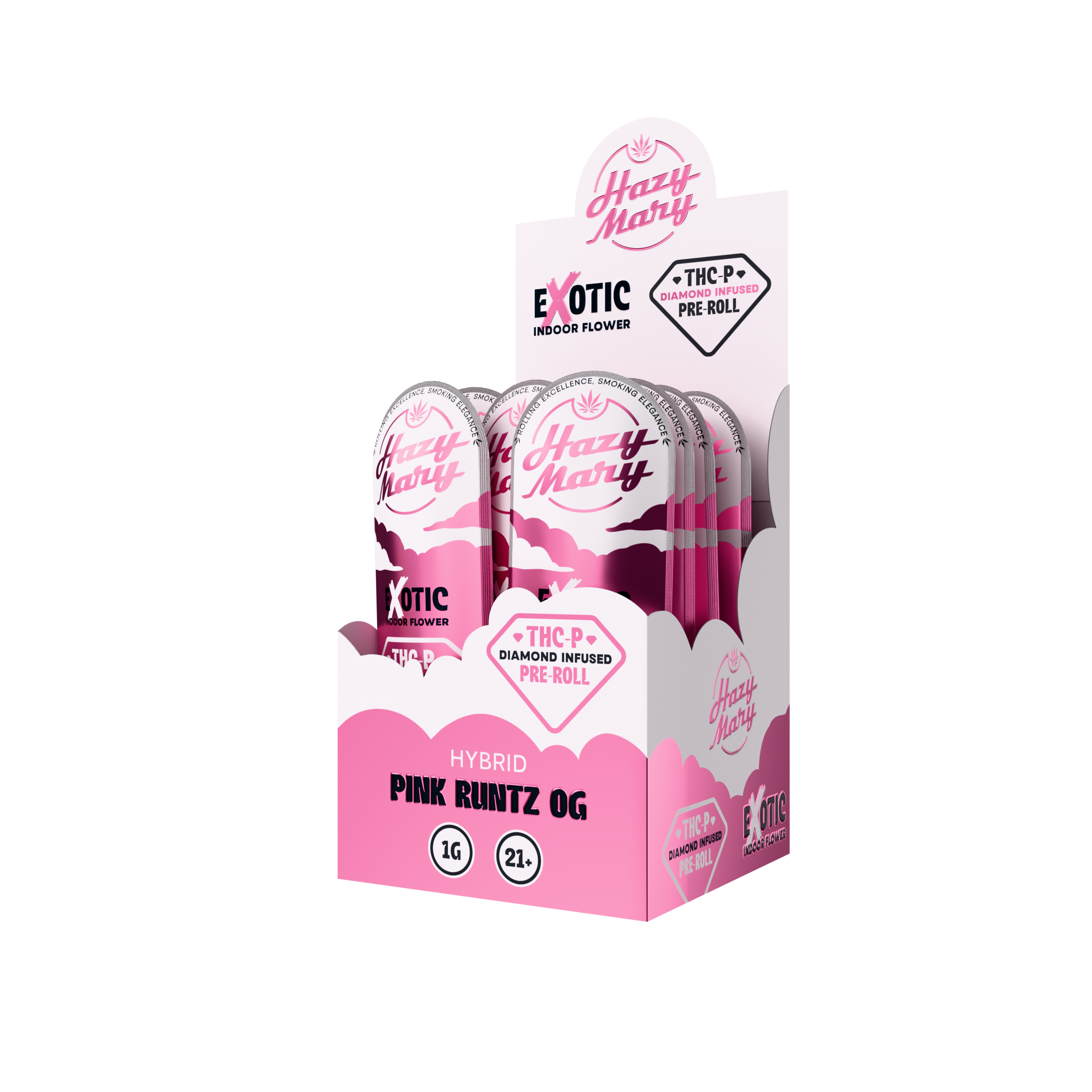 Pink Runtz OG | Hybrid | THC-P Diamond Infused Pre-Roll